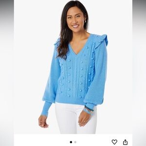 Lilly Pulitzer Greta sweater in blue thistle 🥰😍